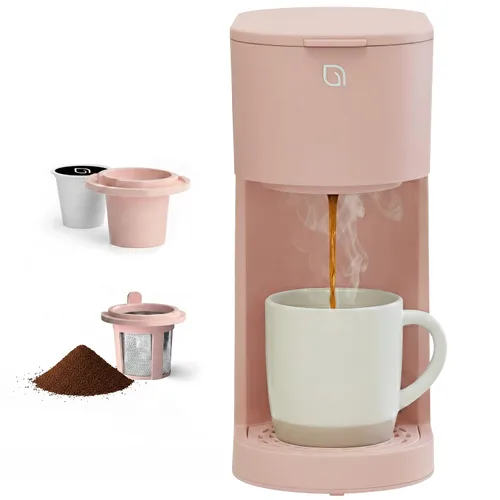 Miniatura 11 de WILLOW Cafetera de una sola porción de la serie Eco para K Cup y café molido, tamaños de preparación de 6 a 12 onzas con opción de preparación Blanco