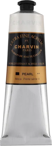 Miniatura 175 de Charvin Pintura acrílica profesional extrafina – verde absenta, tubo de 2.1 fl oz, pigmentos de triple fresado, resistente a la luz, pinturas