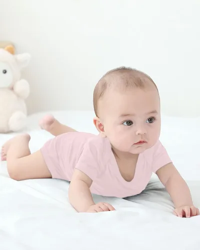 Miniatura 4 de GUISBY Body de manga corta para bebé, rayón de verano, recién nacido, niños y niñas, 0-24 meses
