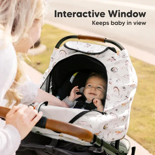 Miniatura 5 de KeaBabies Funda de asiento de automóvil de invierno para bebé, recién nacido, ajuste universal, fundas de asiento de automóvil para bebé, niña