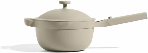 Miniatura 17 de Our Place Perfect Pot Olla de cerámica de 5.5 cuartos de galón con tapa y espátula Utensilios de cocina patentados 8 en 1, antiadherentes, sin