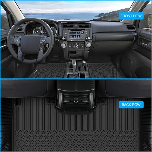 Miniatura 7 de Nilight Alfombrillas TPE para Ford F250 F350 F450 Super Duty Crew Cab 1999 2000 2001 2002 2003 2004 2005 2006 2007 ajuste personalizado para todo