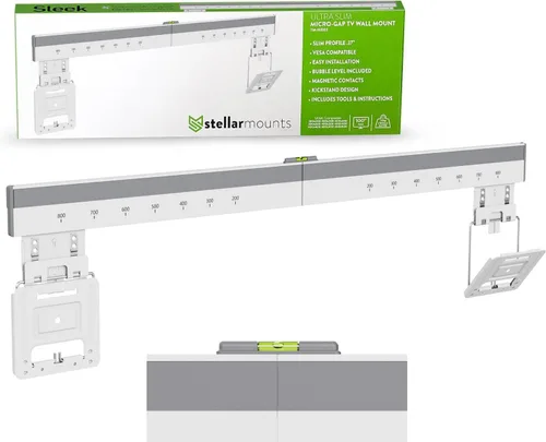 Miniatura 10 de Soporte de pared ultra delgado para televisores de 43 a 100 pulgadas, Vesa 200 x 200-800 x 600, 165 libras, solo perfil .37, soporte, contactos
