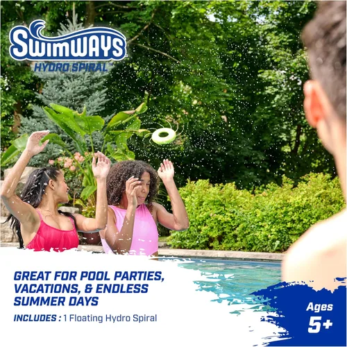 Miniatura 2 de SwimWays Hydro Spiral, juguetes de piscina para niños y adultos, anillo de lanzamiento para playa, lago y piscina, juguetes al aire libre para niños