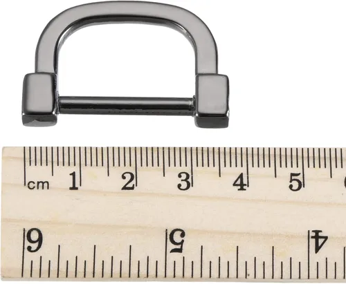 Miniatura 5 de uxcell Anillo en D de herradura en forma de U, hebillas atornilladas