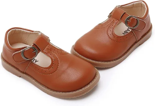 Miniatura 4 de SOFMUO Zapatos Mary Jane para niña pequeña, zapatos de ballet con lazo para niñas, fiesta, escuela, boda, uniforme de princesa, zapatos de vestir