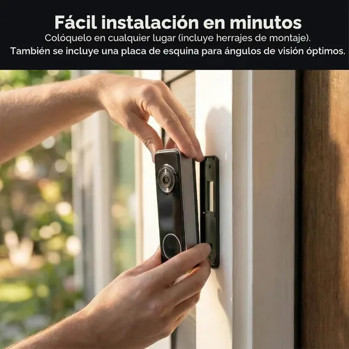 Miniatura 9 de Wyze Timbre de video con batería, cámara inalámbrica, 1536 x 1536 HD+ con visión nocturna a color, audio de 2 vías, vista 1:1 de cabeza a pies