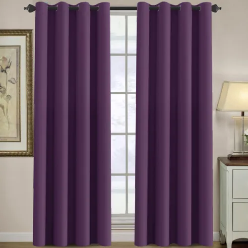Miniatura 144 de H.VERSAILTEX - Cortinas blackout con aislamiento térmico y ojales en la parte superior, para patios, puertas correderas y división de habitaciones