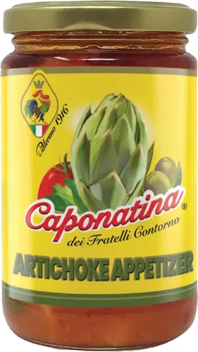 Contorno Aperitivo de alcachofa Caponatina 10.5 oz Ideal para Bruschetta Hecho en Italia