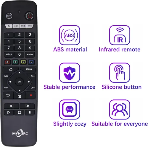 Miniatura 4 de Control remoto universal para todos los televisores/DVD/Reproductor de Blu-ray/VCR/Combo/CBL/Reproductor de medios de transmisión de audio y más
