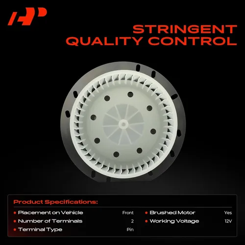 Miniatura 3 de A-Premium Motor de ventilador delantero de calefactor HVAC con jaula de ventilador compatible con vehículos Ford - E-150, E-250, E-150/E-250/E-350