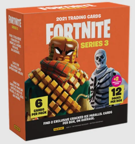 Panini Series 3 Mega Box 2021 – 72 tarjetas coleccionables por caja – 2 tarjetas exclusivas paralelas de hielo agrietado por caja