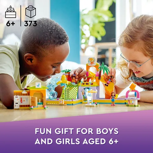 Miniatura 6 de LEGO Friends Water Park Set 41720 - Juego de piscina y toboganes, juguete Heartlake City, juego de simulación, idea de regalo de cumpleaños