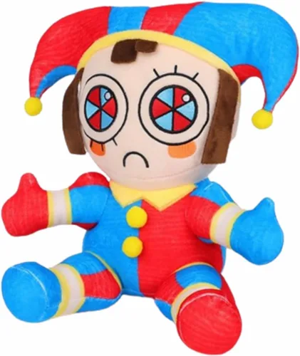 Miniatura 3 de SAJISP The Amazing Digital Circus Peluche, Regalo de Juguete de Peluches Pomni de 10.3", Linda Muñeca de Figura de Peluche para Niños y Adultos