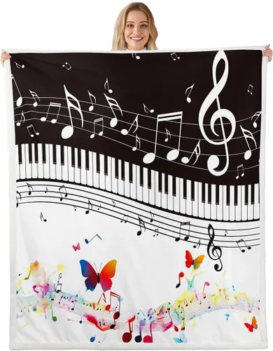 Miniatura 21 de Skull Flannel Fleece Throw Blanket 40"x50" Cartoon Skulls Fuzzy Blanket for Sofa Couch Love Hearts Polka Dots All Season Bed Blankets Plush