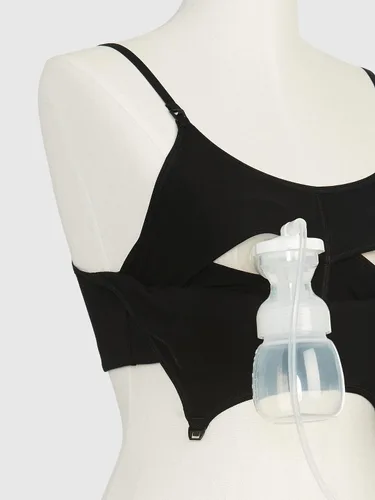 Miniatura 3 de GAP Sujetador de lactancia de algodón orgánico de maternidad para mujer