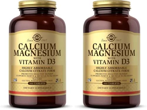 Miniatura 7 de Solgar Calcio y Magnesio con Vitamina D3, 300 Tabletas - Promueve Huesos Saludables, Apoya la Función Nerviosa y Muscular - Forma Altamente