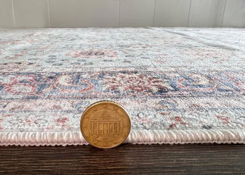 Miniatura 275 de GLN Rugs Traditional Collection - Alfombra de felpilla lavable a máquina, tradicional lavable, antideslizante, alfombra de felpilla de pelo corto