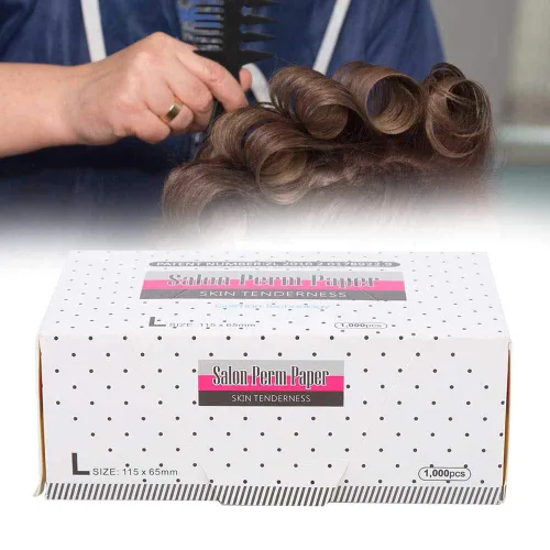 ZJchao Hair Perm - Malla de papel permanente transpirable, herramienta de peluquería para peluquería, permanente profesional para cabello tratado