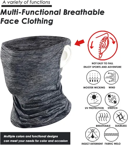 Miniatura 3 de Bandana pasamontañas máscara cubrecuello máscara de cuello para ciclismobufanda