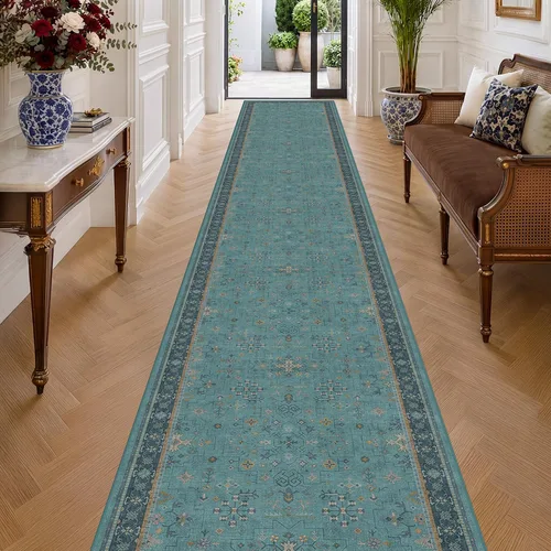 Miniatura 98 de Alfombra Boho Negra para Sala de Estar - Alfombra de Área Lavable de 10x14 Pies, Alfombras de Comedor para Debajo de la Mesa, Alfombra Suave de Pelo