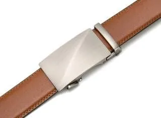 Miniatura 7 de CHAOREN Cinturón de trinquete de cuero para hombre, ajuste personalizable, estilo sin esfuerzo (1.378 in)