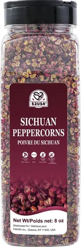 Miniatura 9 de 52USA Sichuan Peppercorns, Szechuan Peppercorns, botella de 8 onzas, auténtica pimienta roja entera de Sichuan, sabor fuerte con entumecimiento
