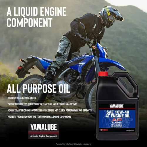 Miniatura 2 de Yamaha Yamalube 10W-40 Aceite de motor para todo uso - 1 galón, #LUB-10W40-AP-04