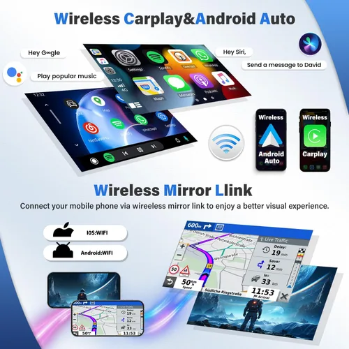 Miniatura 4 de Android 13 - Radio estéreo para automóvil de 9 pulgadas, HD Carplay, reproductor de radio GPS compatible con Ford F150 F-150 2009-2014 navegación