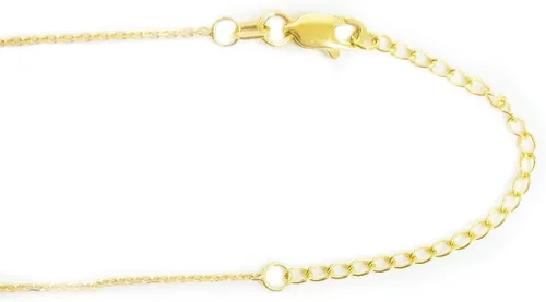 Miniatura 3 de Ritastephens Pulsera o collar de cadena ajustable de oro de 14 quilates (7.5 pulgadas, 18 pulgadas)