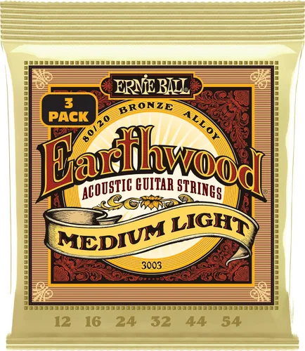 Miniatura 19 de Ernie Ball - Cuerdas personalizadas para guitarra acústica Earthwood de bronce 80/20, calibre medio, calibre 12.5-56 (P02005) (Paquete de 2)
