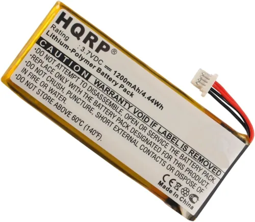 HQRP Batería de 1200 mAh compatible con Insignia NS-NAV01 NS-NAV02 NS-NCV43 GPS Navigator 602665(90) 60266590 NSNAV01 653453(125) 653453125