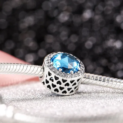 Miniatura 5 de Pandora Plata Bead 791725NBS Mujer Zircons