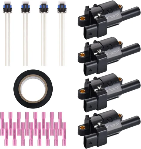 Miniatura 36 de Juego de 4 bobinas de encendido y conector hembra arnés de enchufe compatible con Infiniti Frontier Altima Versa Sentra NV200 Rogue FX50 QX60 QX70