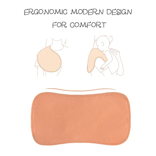 Miniatura 2 de Konssy Juego de paños de muselina para bebé, unisex, paquete de 6 unidades, grandes, 100% algodón, ropa para eructos para recién nacidos, bebés