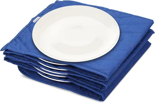 Miniatura 8 de Navaris Calentador Eléctrico de Platos - 10 Bolsillos de Calentamiento de Manta para Platos de Cena a 165 Grados en 10 Minutos - Diseño Plegable
