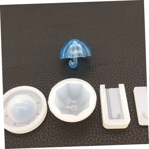 Miniatura 4 de EXCEART Moldes de silicona para manualidades, moldes epoxi para artesanías flexibles y decoración de escritorio