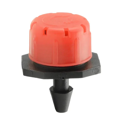 Miniatura 3 de Gotero de flujo ajustable de caída de botón de 8 agujeros, con 40 conectores en T, rociadores de rociadores, boquilla emisora integral, sistema