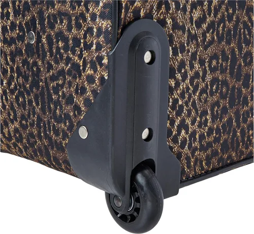 Miniatura 3 de Rockland Jungle Softside Juego de maletas verticales, Leopard), F125-LEOPARD