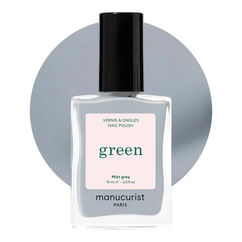 Miniatura 8 de Manucurist Esmalte de uñas verde de secado rápido, cuarzo (marrón brillante), sin 9 unidades, a base de plantas y vegano, no tóxico, clásico
