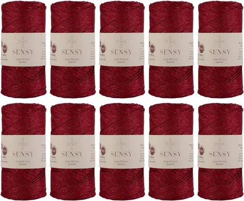 Miniatura 121 de Sensy Premium Cuerda de Poliéster de 2mm 251 Yardas Cuerda de Polipropileno 100% Cordón de Macramé 2mm Cordón para Bolsa de Ganchillo Cuerda