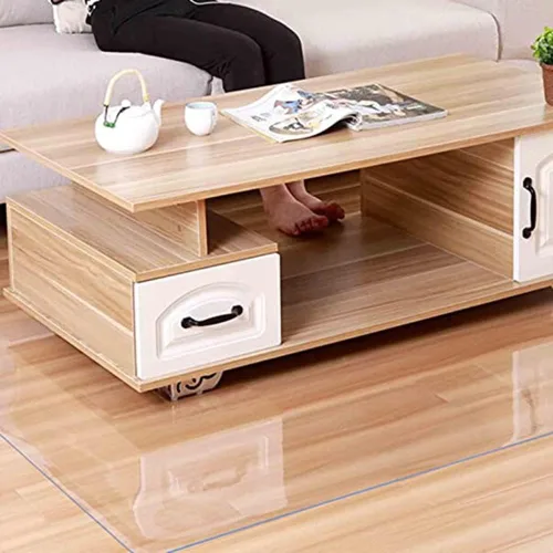 Miniatura 7 de Tapetes resistentes para silla y escritorio, protector de suelo de PVC para oficina, 36 x 36 pulgadas, 40 x 52 pulgadas, 50 x 88 pulgadas, 68 x 68