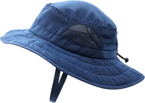 Connectyle Sombrero de sol para niños y niñas, sombrero de pescador de ala ancha UPF 50+, sombrero de protección solar, sombrero transpirable de