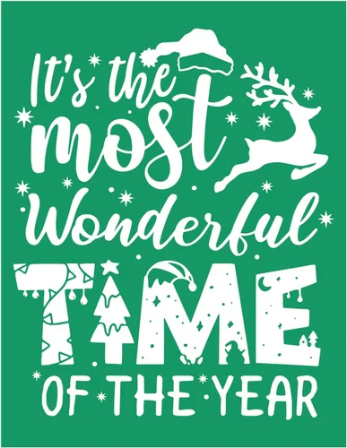 Miniatura 17 de JAJADO JAAJDO - Plantillas de pantalla de seda para árbol de Navidad, adornos de campanas de Navidad, plantillas de serigrafía para decoraciones