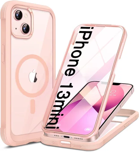 Miniatura 148 de Miracase Funda para iPhone 13 de 6.1 pulgadas, [sin burbujas] funda de teléfono de cuerpo completo con pantalla de vidrio completa integrada, sin