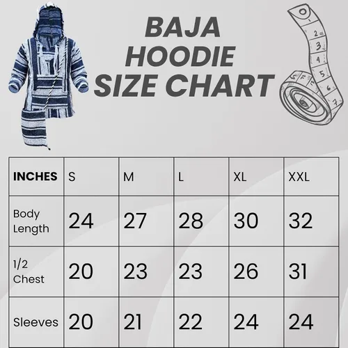 Miniatura 6 de Baja - Alfombra mexicana con capucha y bolsa de hombro incluida, Serape hippie cálido