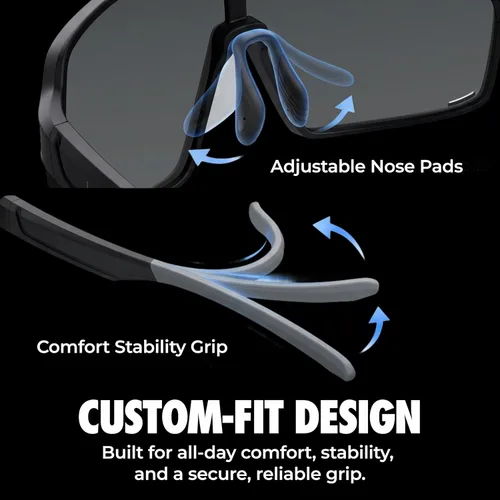 Miniatura 7 de grinderPUNCH Lentes de sol deportivos polarizados para hombres y mujeres, con protección UV, para béisbol, correr, ciclismo, esquí y pickleball