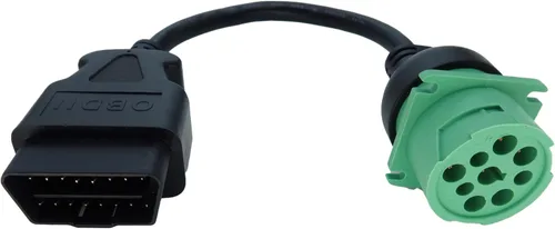 Miniatura 2 de Cable Adaptador OBD2 Macho a 9pin J1939 Hembra OBDII a Verde J1939
