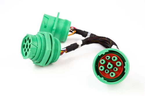 Miniatura 2 de YPP TIPO2 SAE J939 Cable divisor Y Cable de extensión de datos y energía de 9 pines para herramientas de diagnóstico de GPS ELD para camiones