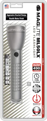 Miniatura 2 de Maglite ML50LX - Linterna LED C de 2 celdas, haz ajustable, resistente al agua, múltiples modos de luz, largo tiempo de funcionamiento, agarre
